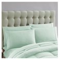 thumbnail image 5 of 7 Piece Comforter Set Bag Solid Color All Season Soft Down Alternative Blanket & Luxurious Microfiber Bed Sheets, Mint, Twin XL, 5 of 6
