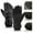 black A, variant on Winter Warm Gloves Men's Soft Rubber Protection With Velvet Enduring r Cycling Avoid Cold black 13.2x7.6 Inch Home Decor