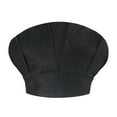thumbnail image 1 of Unisex Solid Color Cap Kitchen Catering Oil Proof Chef Hat Bouffant Hat, 1 of 2