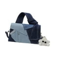 thumbnail image 4 of Bolso vaquero para mujer, moderno y elegante bolso cruzado para el trabajo o la fiesta. azul, 4 of 9