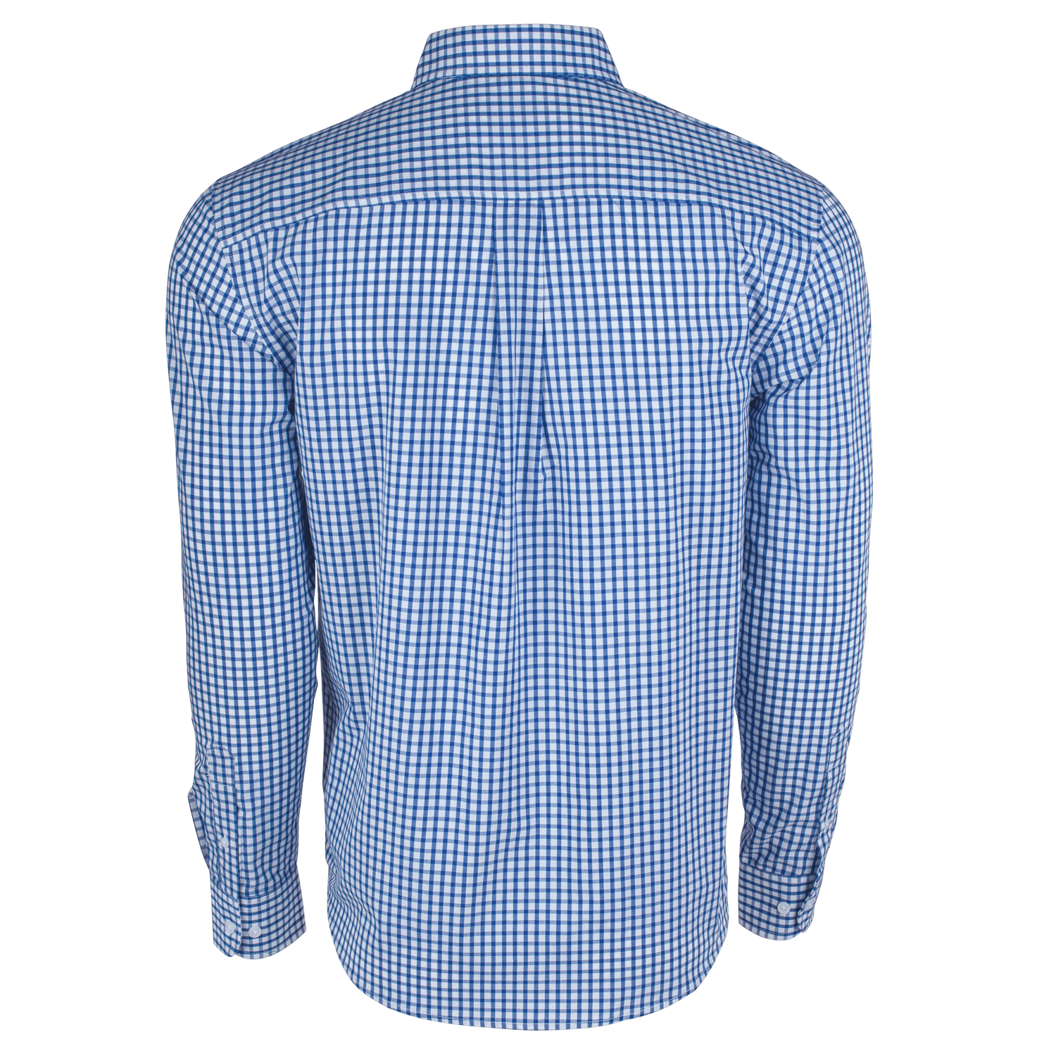 Easy-Care Gingham Check Shirt - Walmart.com
