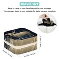 thumbnail image 5 of Taurus Constellation Travel Portable Square Jewelry Box Organizer: Ideal Solution for Rings, Earrings, Necklaces, Bracelets, and More! Gift for Girls and Women., 5 of 6