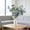 Pink, variant on Bowayaoa Flower Arrangement with Wooden Vase Artificial Flowers in Pot - Fake Flowers in White Wooden Vase Potted Faux Flower Centerpieces for Table Decor Living Room