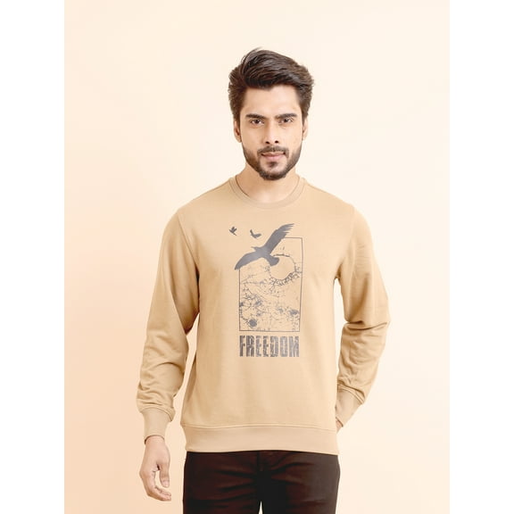 Men’s Classic Fleece Sweatshirt - Warm, Comfortable, Long Sleeve Pullover - Casual Crew Neck Sweater for Everyday Wear