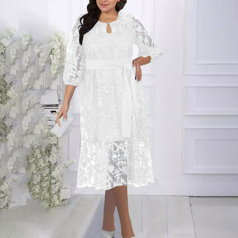 white christmas dresses Plus Size Women's Elegant Black Chiffon V-Neck Mini Dress main image 0