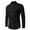 Black, variant on JURANMO Mens Long Sleeve Solid Color Shirts Slim Fit Lapel Button Down Shirts Business Casual Shirt 2024 Fall Dressy Shirts Lightning Deals White XL
