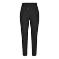 thumbnail image 5 of IROINNID Drawstring Pants for Men Relaxed Fit Drawstring Straight Leg Work Pants Casual Stretch Trousers,Black, 5 of 6