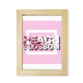 thumbnail image 1 of Peach Pollen Open Box Art Deco Fashion Desktop Adorn Photo Frame Display Art Painting Wooden, 1 of 3