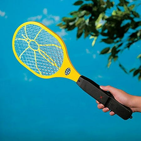 Electronic Bug Zapper Zaps Racket Fly Swatter Mosquito Killer - Best Indoor & Outdoor Pest (Best Pesticide For Flies)