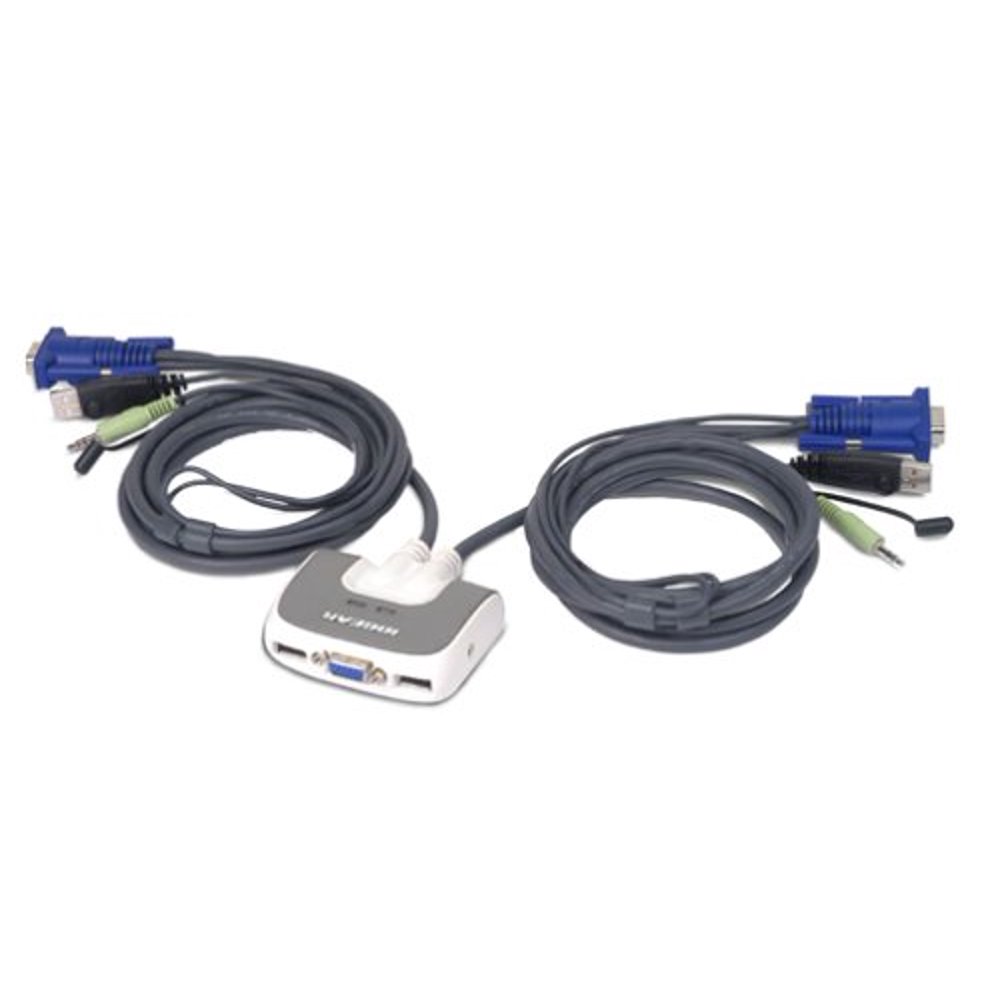 IOGEAR GCS632U 2 Port VGA USB Compact KVM Switch