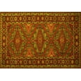 thumbnail image 1 of Ahgly Company Machine Washable Indoor Rectangle Persian Yellow Traditional Area Rugs, 5' x 8', 1 of 4