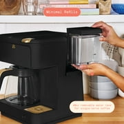 Beautiful Multi-Brew Coffee Maker, 12-Cup and Single-Serve Coffee Machine, Black Sesame by Drew Barrymore