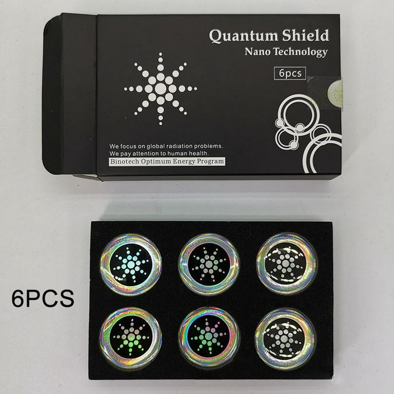 6 Pcs Anti Radiation Shield EMF for PROTECTION Sticker for quantum For Cell  Phone Computer Electric Product for Health Care
