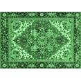 thumbnail image 1 of Ahgly Company Indoor Rectangle Persian Emerald Green Traditional Area Rugs, 2' x 3', 1 of 4