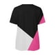 thumbnail image 5 of Blusa de manga corta con cuello en V, informal, cómoda y elegante para mujer OAVQHLG3B Store  lin121212, 5 of 5