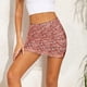 thumbnail image 5 of Falda de malla con estampado informal a la moda para mujer falda Sexy con cintura elástica Wmkox8yi  FGJ2353, 5 of 9
