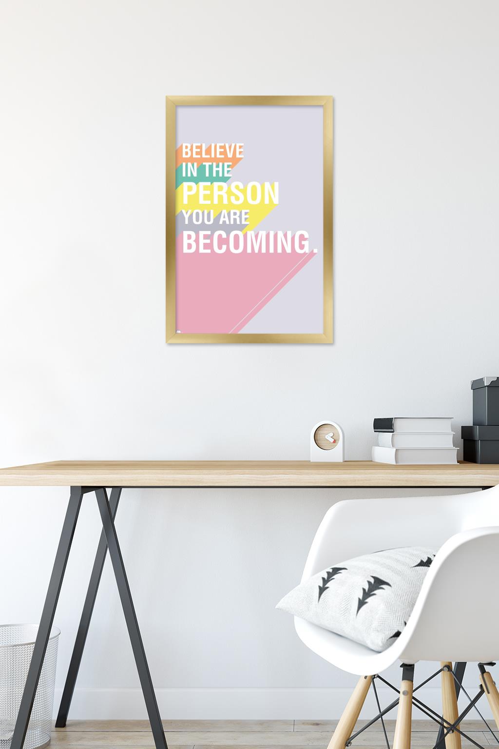 Jenny Redman - Believe Wall Poster, 14.725" x 22.375", Framed
