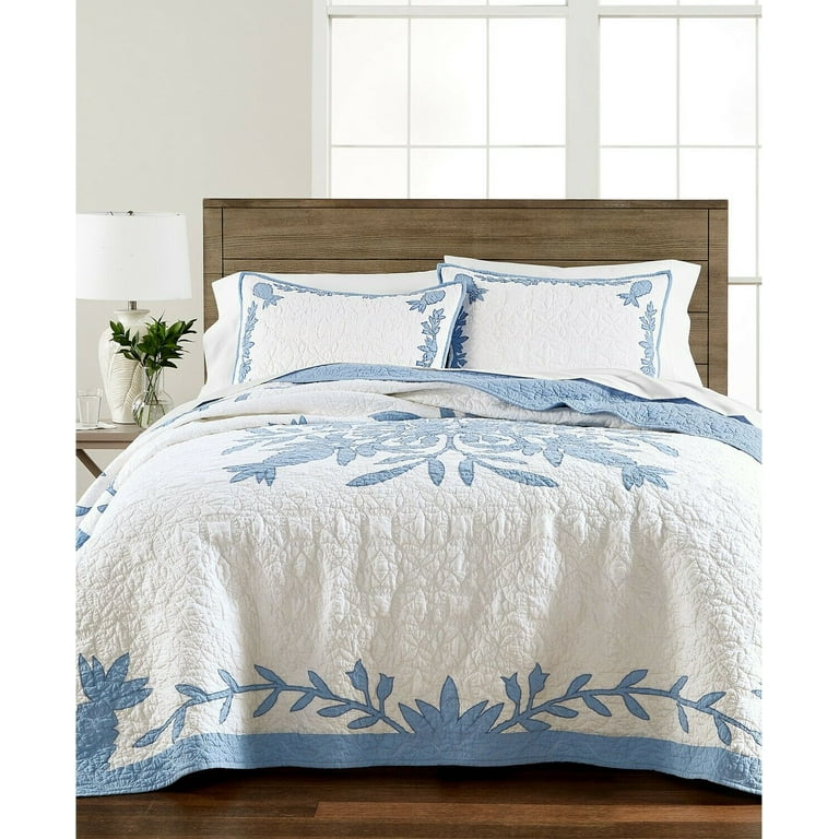 Tommy Bahama Home Aloha Pineapple Blue Cotton Reversible, 59 OFF