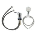 thumbnail image 1 of Shampoo Faucet Sprayer Kit Accessory 23.6in Tap 47.2in Hose Hot Cold Mixer Medium Plated Faucet Replacement Set, 1 of 14