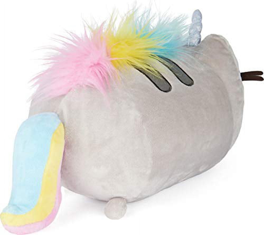 GUND Pusheenicorn Donut Log Rainbow Plush Stuffed Animal Cat, 9.5"