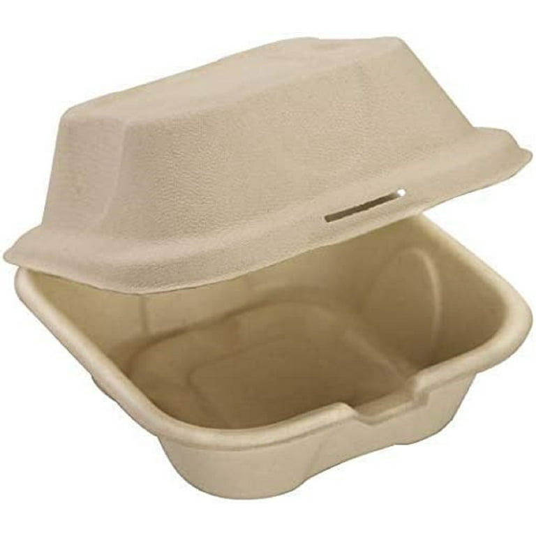 Avant Grub Food Storage Container, Grease-Proof 6x6 Clamshell