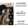 thumbnail image 5 of Dseap Coat Rack Wall Mounted-5 Tri Hooks,Stainless Steel Heavy Duty Metal Coat Hook Rail for Hats Clothing Entryway,Bronze 2 Pack, 5 of 5