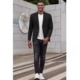 thumbnail image 5 of COOFANDY Mens Casual Blazer Cotton Sport Coat Regular Fit Suit Jacket Two Button Blazer Jacket, 5 of 5