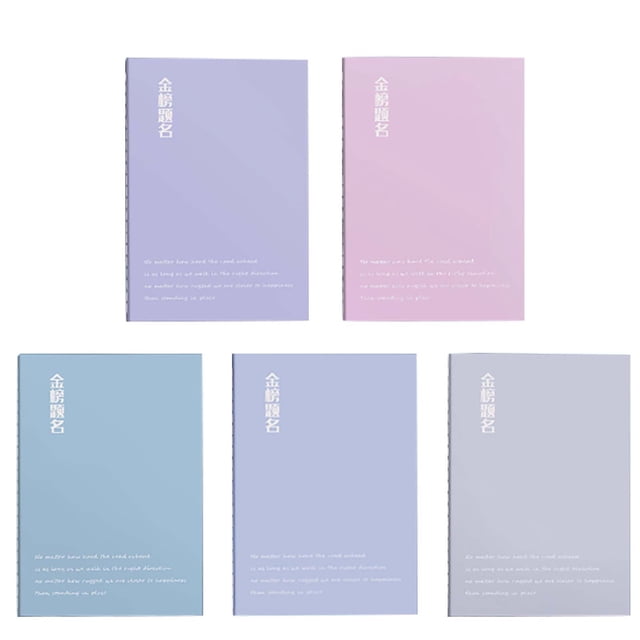 5 Pcs Car Line Notebook, 30Sheets Notes Writing Pads Scrapbook Decorations TODO List for Planning Note Taking Notebook Composition Note Book Journals Journals for Writing, Travel, Morandi Series