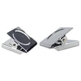 thumbnail image 4 of TOWED22 12 Pack Refrigerator Whiteboard Wall Memo Note Clip Metal Clip (1.75inch),Silver, 4 of 5