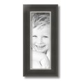 thumbnail image 2 of ArtToFrames 5x14 inch Black Velvet with Silver Wide Picture Frame, Black MDF Poster Frame (4693), 2 of 7