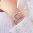 thumbnail image 3 of BS New Watch Chain Watch Card Diya Rome Full Diamond Small Square Watch Female, 3 of 6