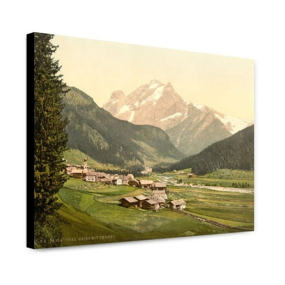 Canvas Print: Fassathal (I.E., Fassatal), Gries And Vernel, Tyrol