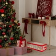 thumbnail image 4 of Northlight Transparent Zip Up Christmas Storage Box - 29" - Holds 80 Ornaments - Red and Clear, 4 of 4