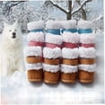 thumbnail image 3 of Zapatos para cachorros CHAO 2 pares botas de nieve invierno azul tamaño 2, 3 of 5