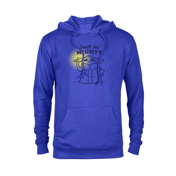 Star Wars The Mandalorian Grogu Small But Mighty - Pullover Hoodie for Adults - Customized-Royal