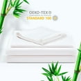 thumbnail image 6 of Sleep Zone Cooling Bed Sheet Set for Hot Sleepers, Ultra Soft Breathable Moisture-Wicking Sheets, Wrinkle-Resistant & Machine Washable, Deep Pocket, Solid Color Summer Bedding (Full, White), 6 of 6