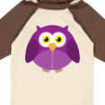 thumbnail image 4 of Inktastic Purple Owl Bird Boys or Girls Long Sleeve Baby Bodysuit, 4 of 5