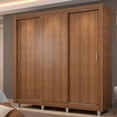 thumbnail image 1 of Ropero Closet Lyon Plus Madesa 3 Puertas con Pies Marrón 02, 1 of 5