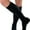 Black, variant on Jobst UltraSheer 30-40 Closed Toe Thigh High Compression Stockings w/Dot Band Sun Bronze Medium