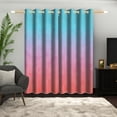 thumbnail image 3 of Lfeey Purple Floral Blackout Curtains for Living Room, Thermal Insulated Grommet Curtains, Purple, 52x63 inches, Set of 2, 3 of 6