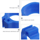 thumbnail image 4 of 100 PCS Popular Popular Anillos Pigeones Piernas Bandas Anillos Anillos de identificación, 4 of 5