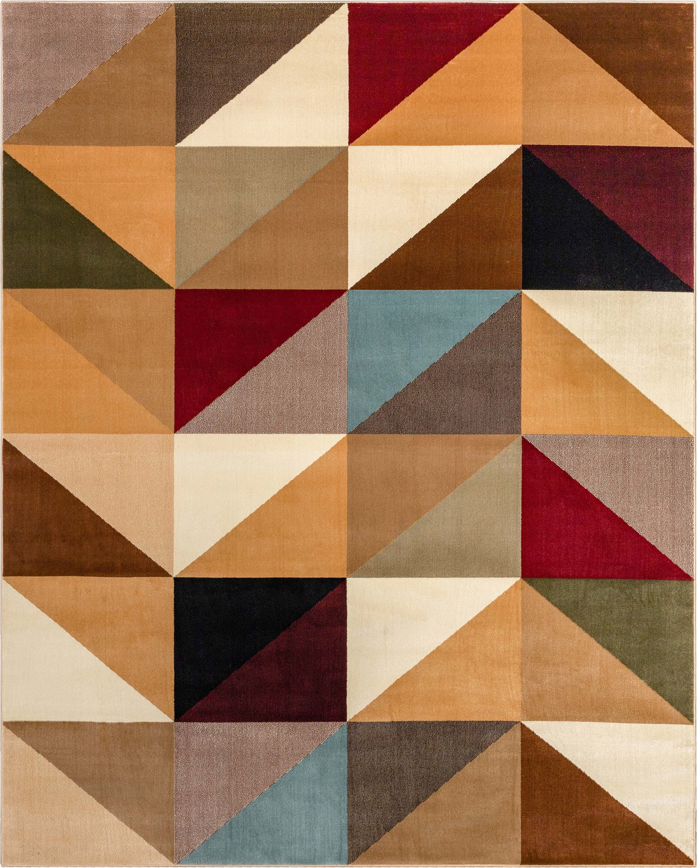 Well Woven Barclay Emine Modern Geometric Ivory Multi 9'3" x 12'6" Area Rug
