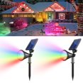 thumbnail image 1 of APOMAO RGB Luces solares para Halloween al aire libre, 36 LED luces solares al aire libre que cambian de color para decoraciones navideñas de Halloween al aire libre, paquete de 2 (multicolor), 1 of 1