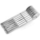 thumbnail image 1 of 26-27 dough cutter cake divider, stainless steel 7 wheels adjustable pastry wheels, multifunctional stainless steel dough divider, cutti, 1 of 5