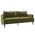 thumbnail image 1 of Novogratz Bailey Pillowback Sofa, Light Gray Velvet, 1 of 9