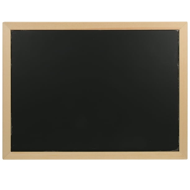 1 juego de pizarra para mensajes con número de mesa, tablero de anuncios de madera, pizarra rústica (producto no magnético)