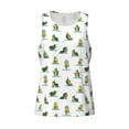 thumbnail image 4 of Fotbe Cute Avocado Yoga Pattern Men's Quick Dry Workout Tank Top Gym Muscle Tee Fitness Bodybuilding Sleeveless T Shirt Breathable Workout Shirt-XX-Large, 4 of 9