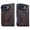 Brown, variant on Mofio Rugged Case for Apple iPhone Duo, Hinge Protection, 360° Rotating Ring Kickstand, Compatible with MagSafe, Wireless Charging, Blue