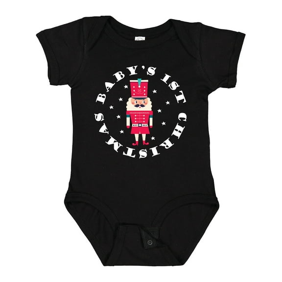 Inktastic 1st Christmas Baby Nutcracker Soldier Boys or Girls Baby Bodysuit