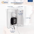 thumbnail image 2 of Caja con tapa de enchufe Safety Innovations, doble puerta, a prueba de bebés, 2 of 5
